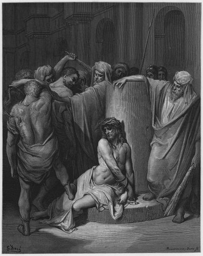 Jesus Scourged by Gustave Dore